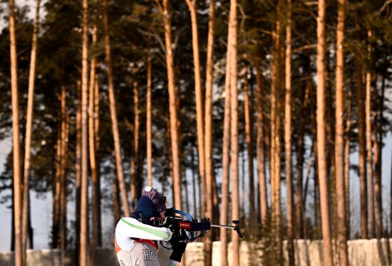 Russia Spartakiad Biathlon Training