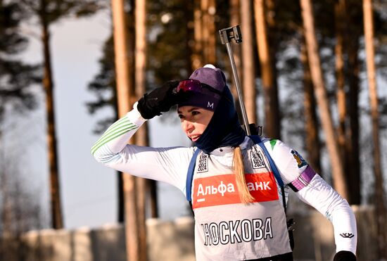 Russia Spartakiad Biathlon Training