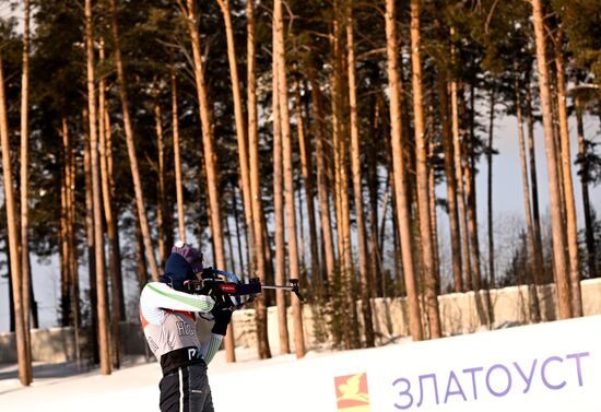 Russia Spartakiad Biathlon Training
