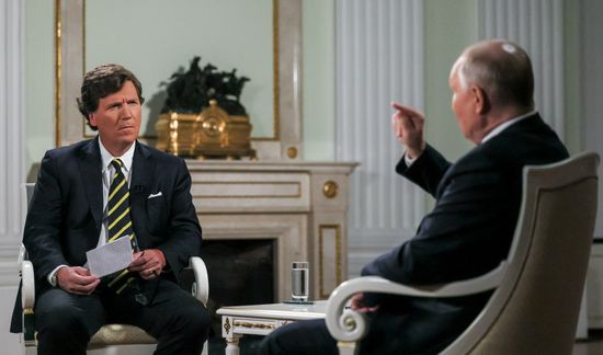 Russia Putin Carlson Interview