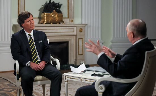 Russia Putin Carlson Interview