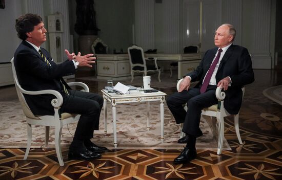 Russia Putin Carlson Interview