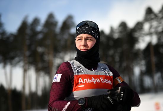 Russia Spartakiad Biathlon Training
