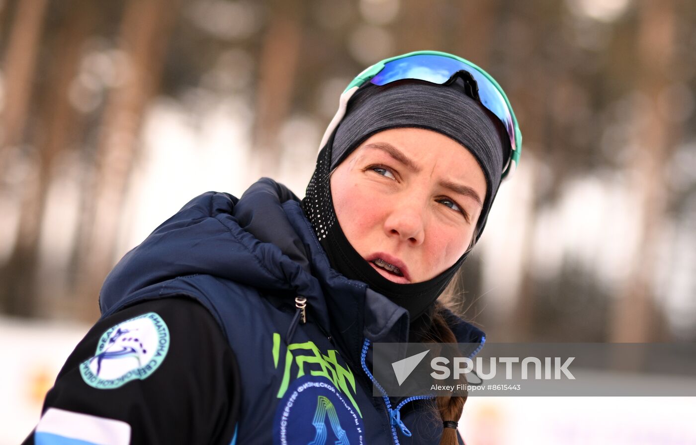 Russia Spartakiad Biathlon Training