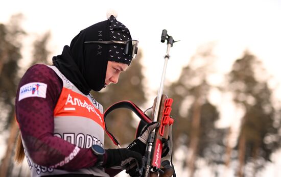 Russia Spartakiad Biathlon Training