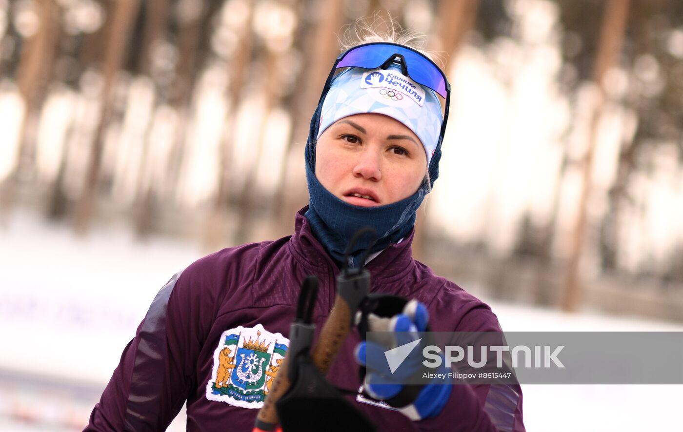 Russia Spartakiad Biathlon Training