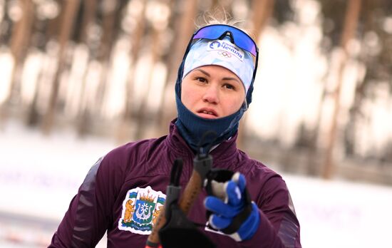 Russia Spartakiad Biathlon Training