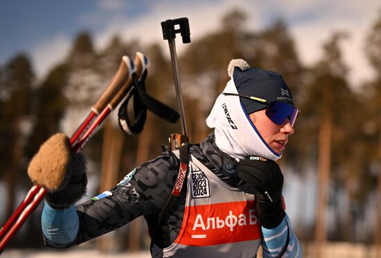 Russia Spartakiad Biathlon Training