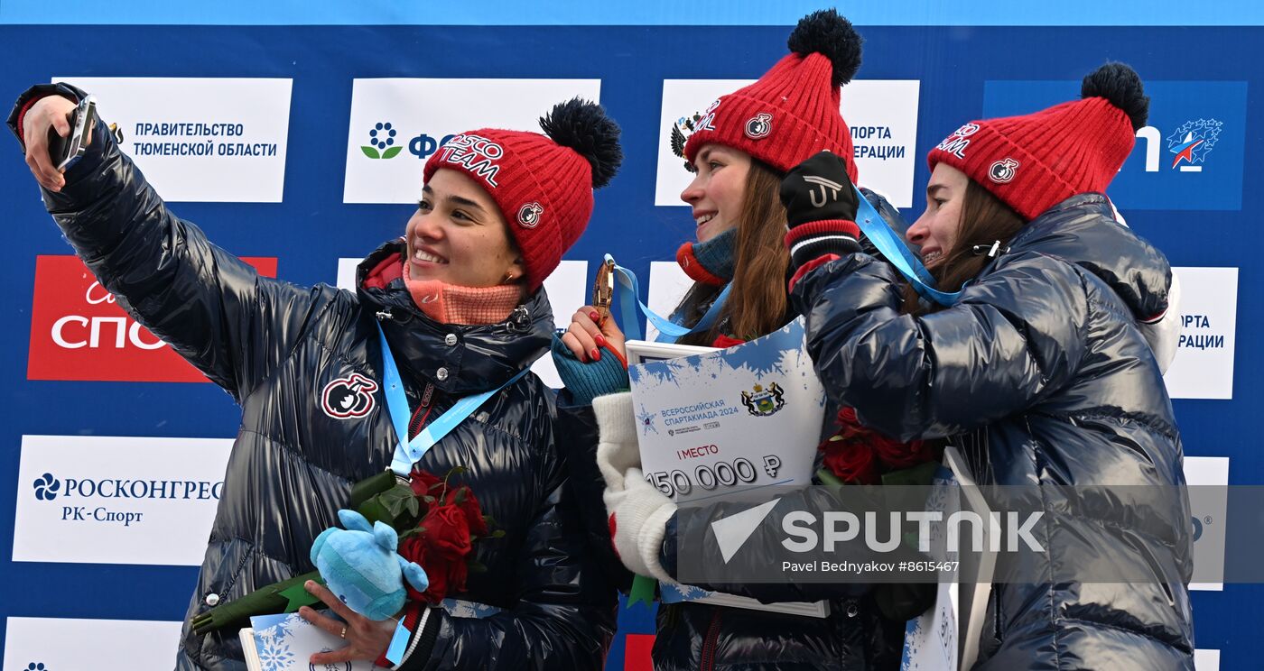 Russia Spartakiad Cross-Country Skiing Women Sprint