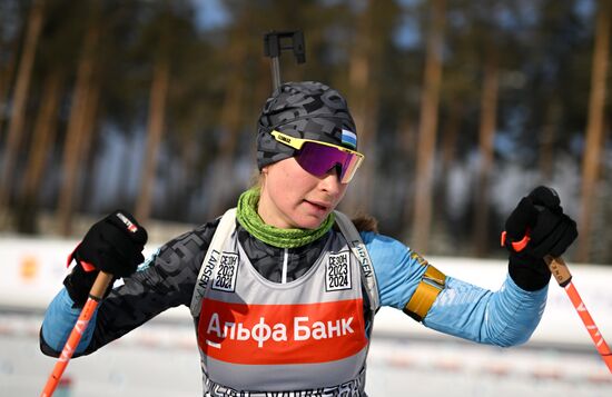 Russia Spartakiad Biathlon Training