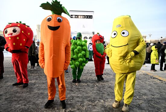 EXPO RUSSIA. Agricultural parade