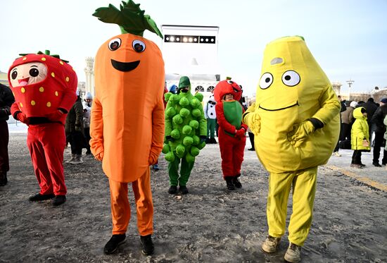 EXPO RUSSIA. Agricultural parade