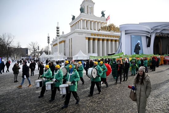 EXPO RUSSIA. Agricultural parade