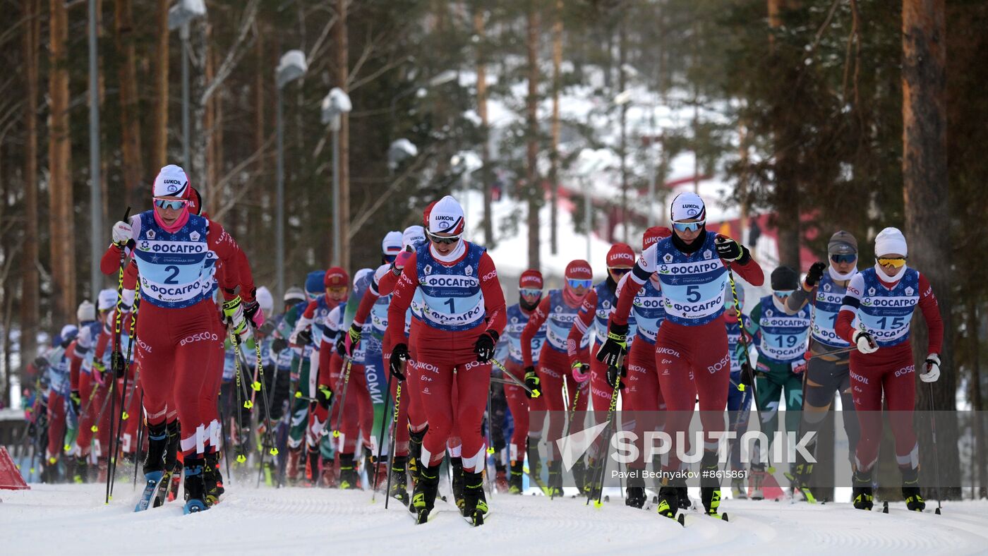 Russia Spartakiad Cross-Country Skiing Women Skiathlon