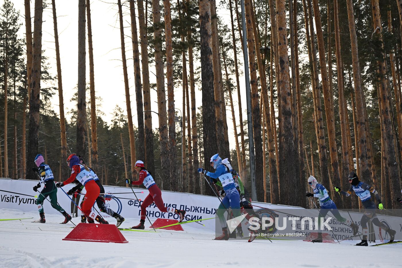 Russia Spartakiad Cross-Country Skiing Women Skiathlon