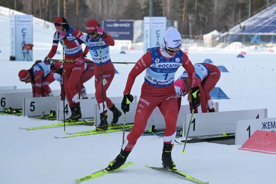 Russia Spartakiad Cross-Country Skiing Women Skiathlon