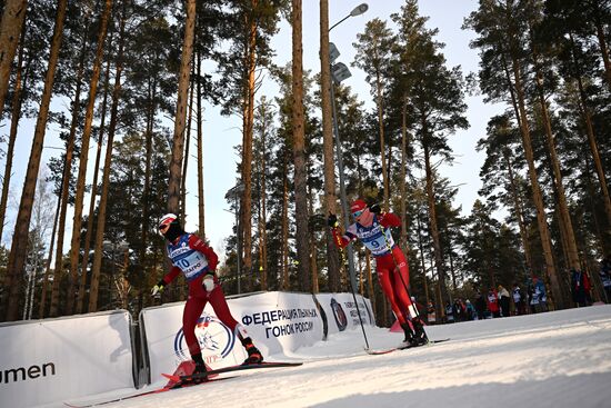 Russia Spartakiad Cross-Country Skiing Women Skiathlon