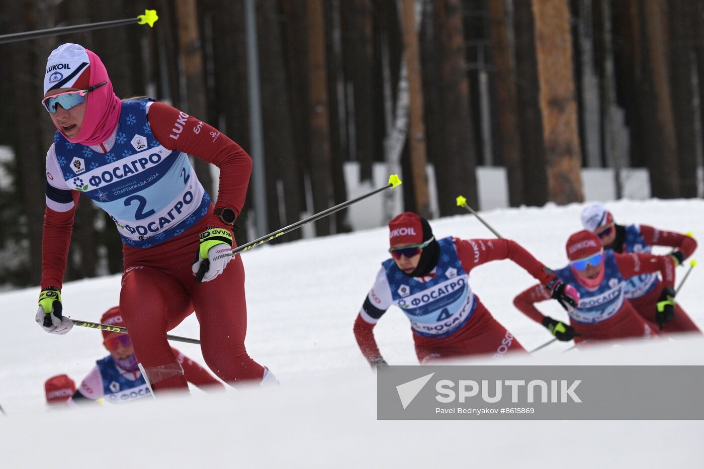 Russia Spartakiad Cross-Country Skiing Women Skiathlon