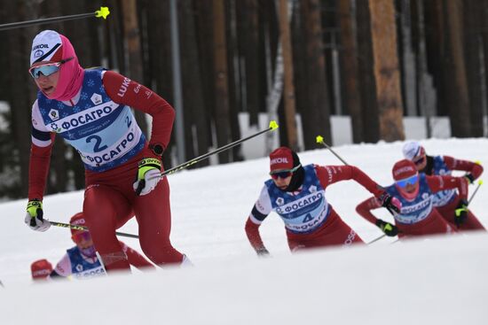 Russia Spartakiad Cross-Country Skiing Women Skiathlon
