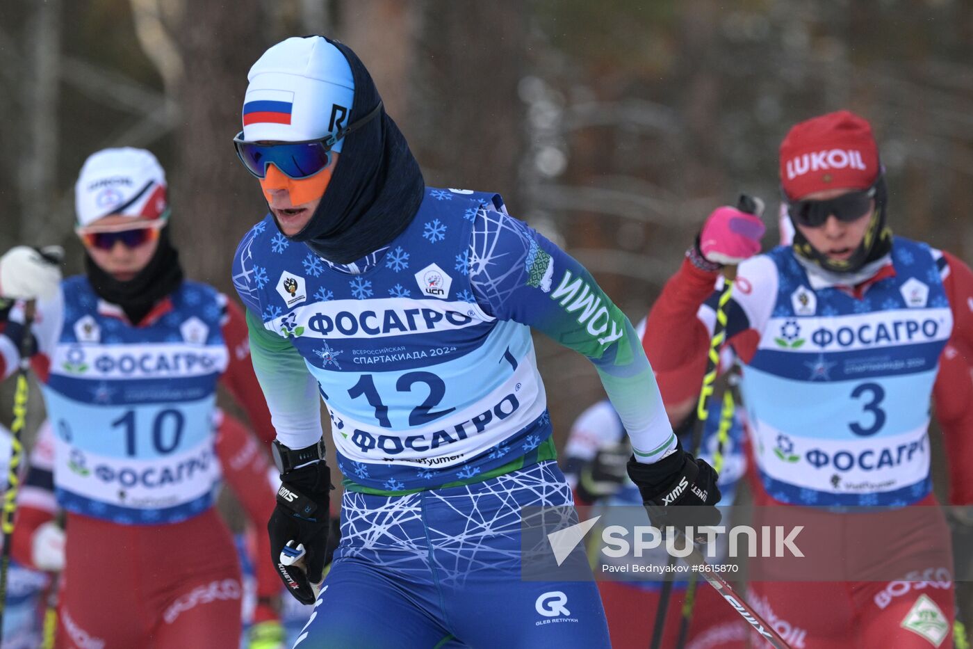 Russia Spartakiad Cross-Country Skiing Women Skiathlon