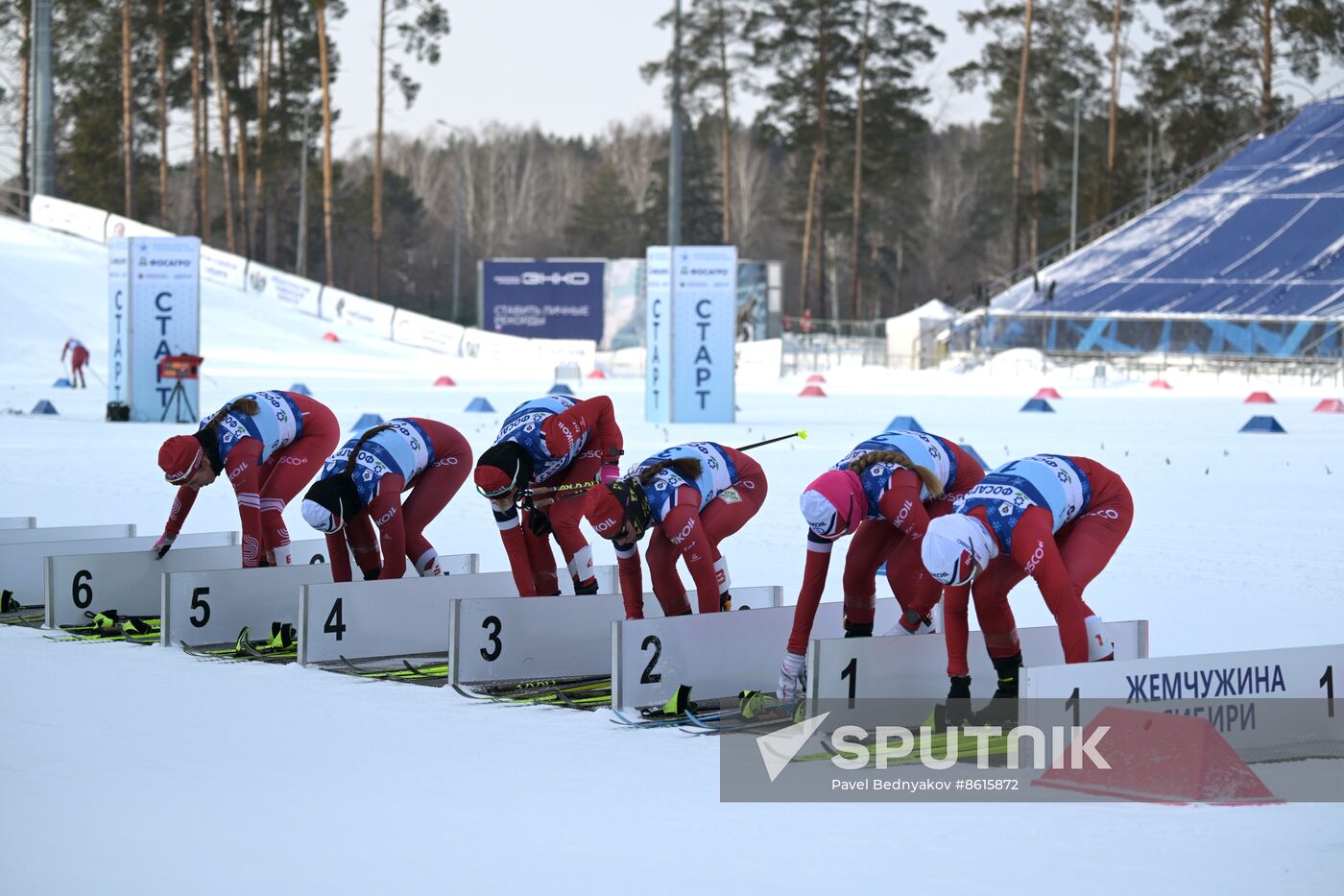 Russia Spartakiad Cross-Country Skiing Women Skiathlon