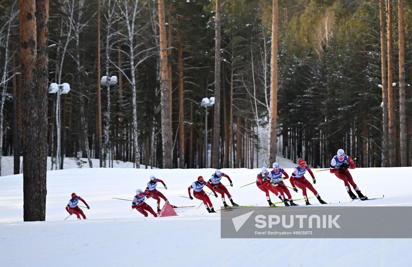 Russia Spartakiad Cross-Country Skiing Women Skiathlon