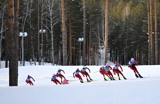 Russia Spartakiad Cross-Country Skiing Women Skiathlon