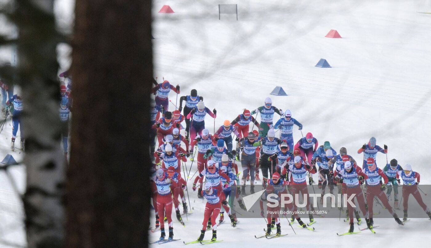 Russia Spartakiad Cross-Country Skiing Women Skiathlon