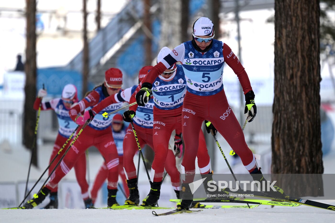 Russia Spartakiad Cross-Country Skiing Women Skiathlon