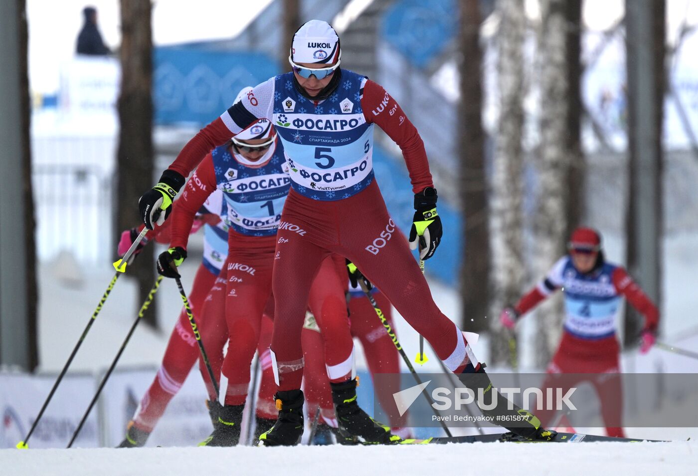 Russia Spartakiad Cross-Country Skiing Women Skiathlon