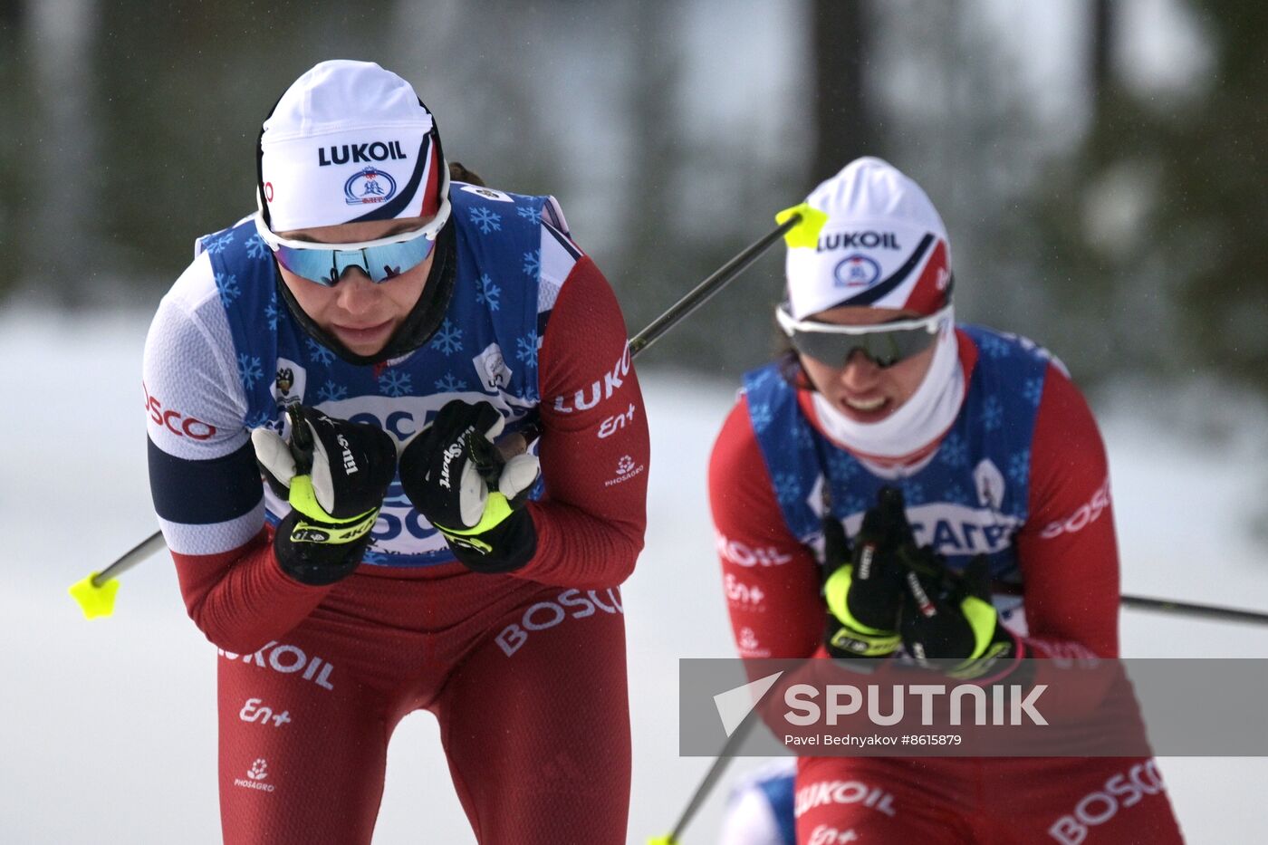 Russia Spartakiad Cross-Country Skiing Women Skiathlon