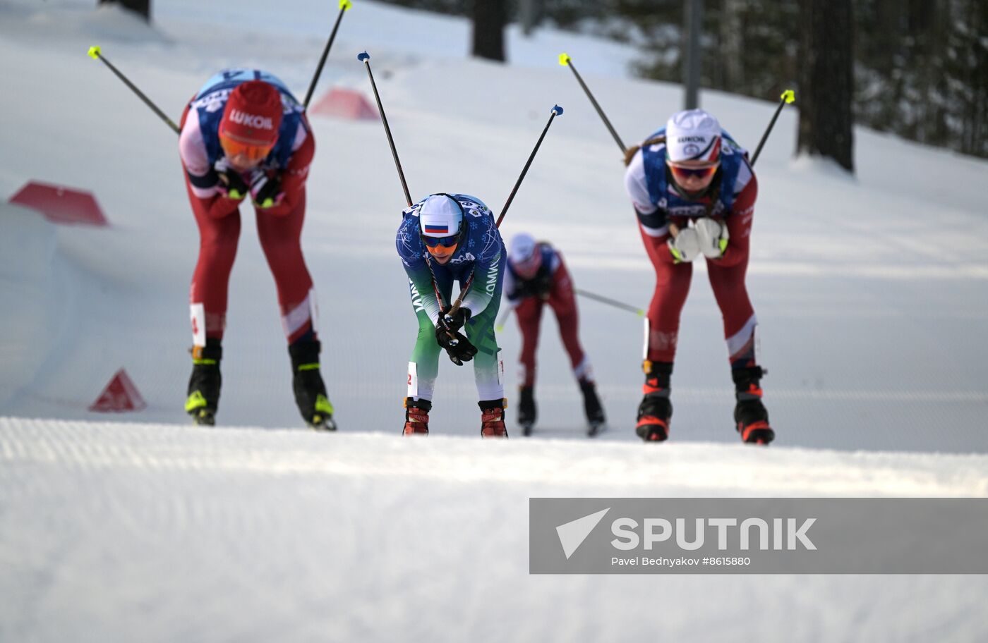 Russia Spartakiad Cross-Country Skiing Women Skiathlon