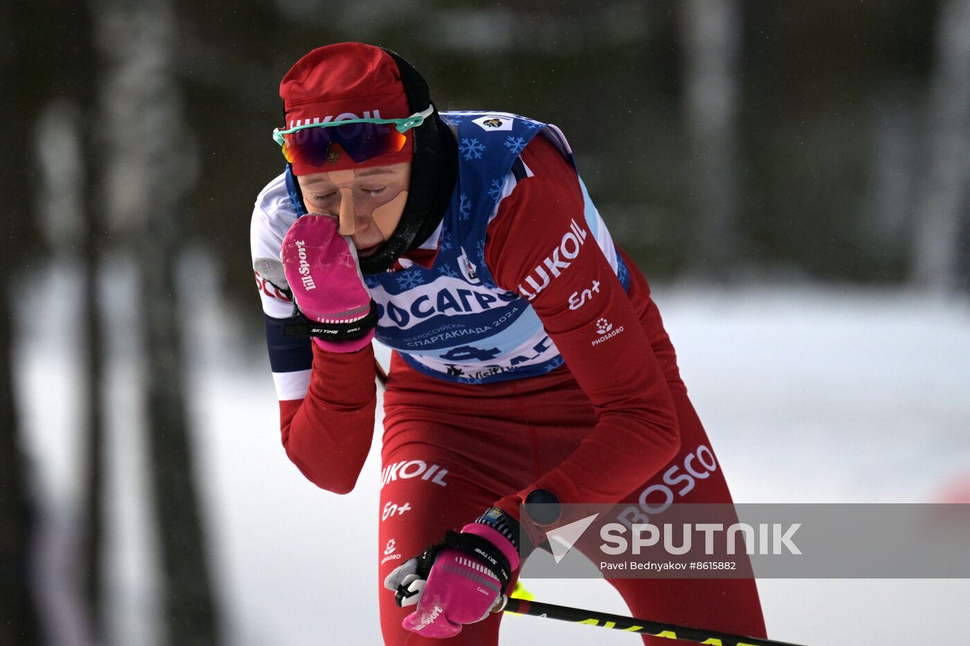 Russia Spartakiad Cross-Country Skiing Women Skiathlon