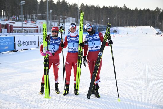 Russia Spartakiad Cross-Country Skiing Women Skiathlon