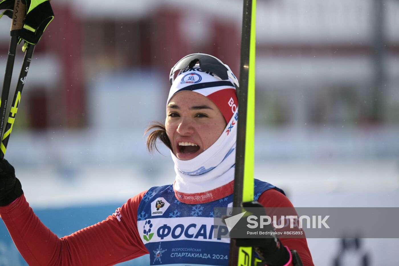 Russia Spartakiad Cross-Country Skiing Women Skiathlon