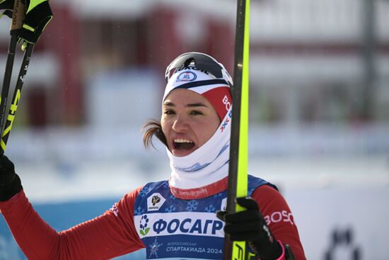 Russia Spartakiad Cross-Country Skiing Women Skiathlon
