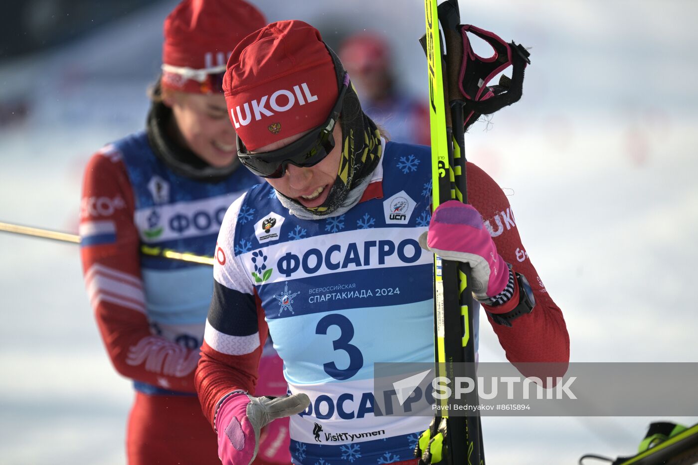 Russia Spartakiad Cross-Country Skiing Women Skiathlon