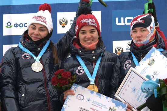 Russia Spartakiad Cross-Country Skiing Women Skiathlon