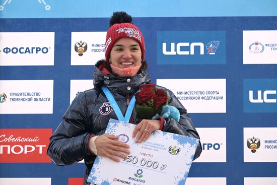 Russia Spartakiad Cross-Country Skiing Women Skiathlon