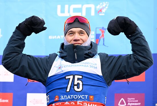 Russia Spartakiad Biathlon Men Sprint