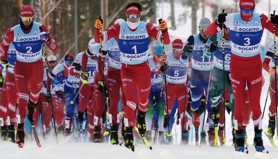 Russia Spartakiad Cross-Country Skiing Men Skiathlon