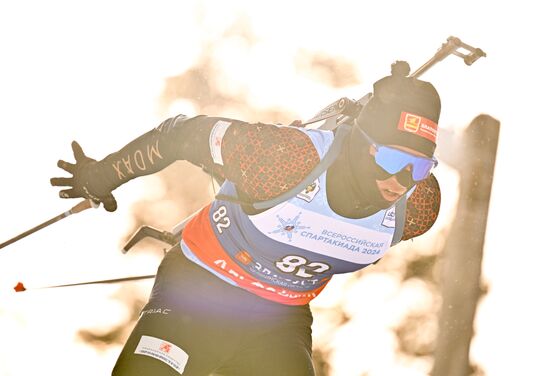 Russia Spartakiad Biathlon Men Sprint