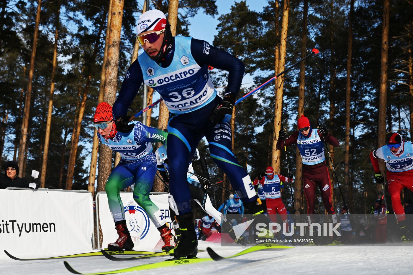 Russia Spartakiad Cross-Country Skiing Men Skiathlon