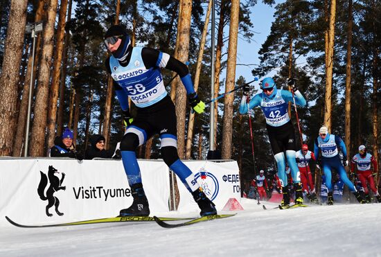 Russia Spartakiad Cross-Country Skiing Men Skiathlon