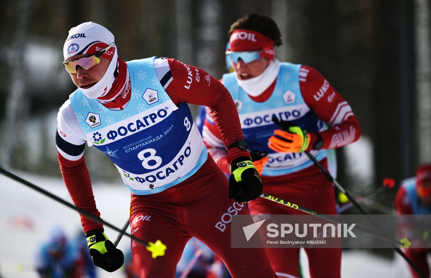 Russia Spartakiad Cross-Country Skiing Men Skiathlon