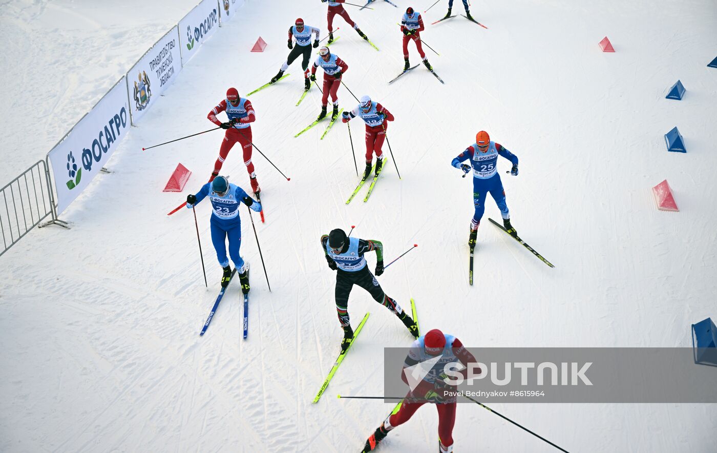 Russia Spartakiad Cross-Country Skiing Men Skiathlon