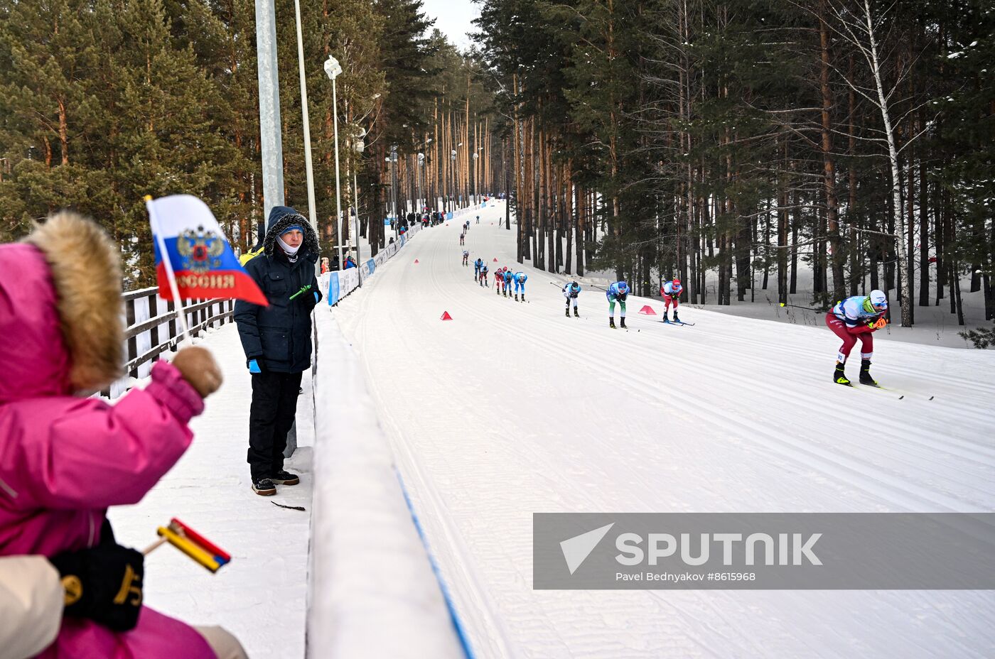 Russia Spartakiad Cross-Country Skiing Men Skiathlon