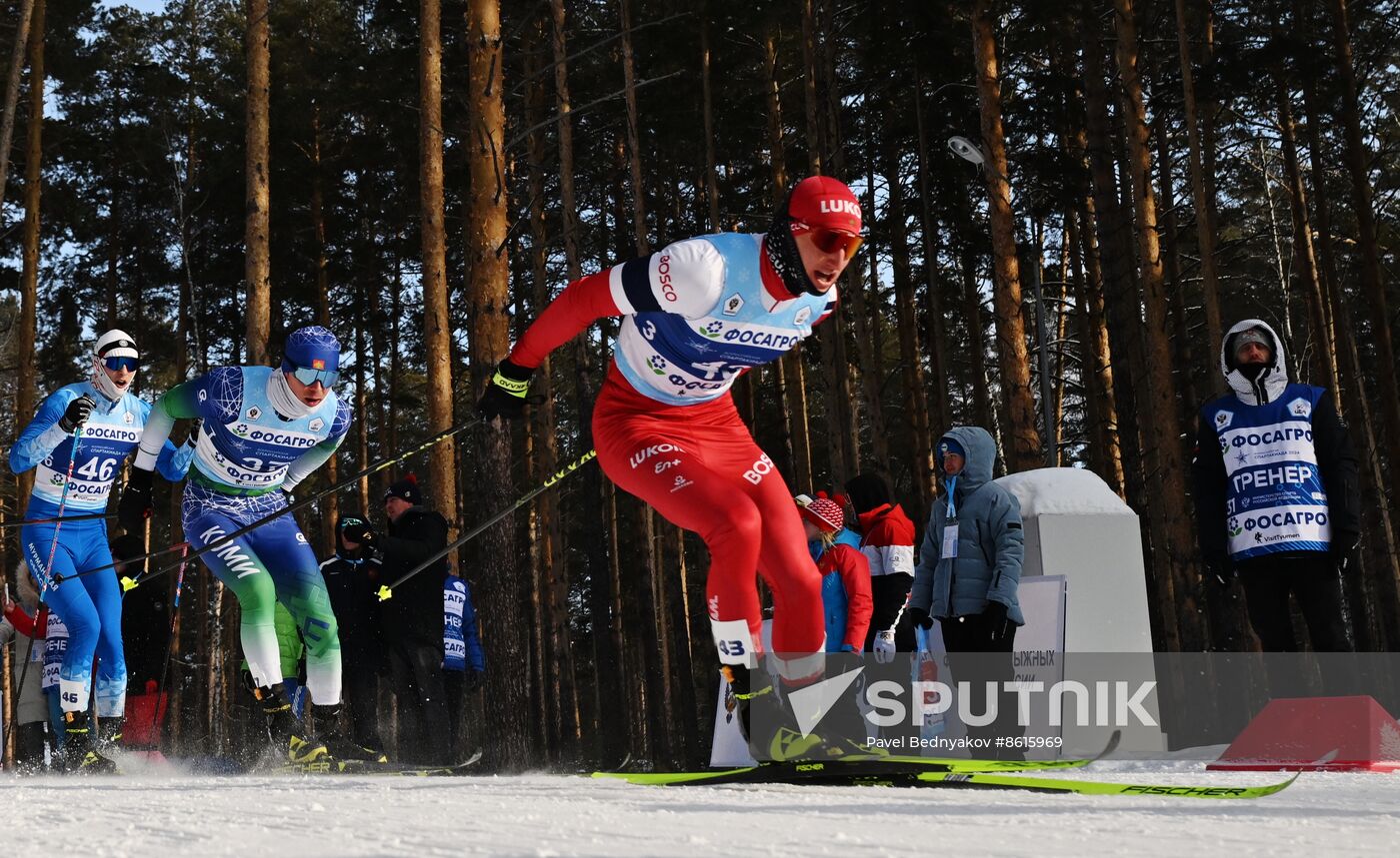 Russia Spartakiad Cross-Country Skiing Men Skiathlon