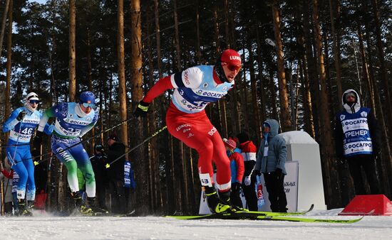Russia Spartakiad Cross-Country Skiing Men Skiathlon