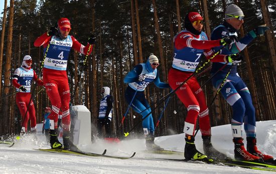 Russia Spartakiad Cross-Country Skiing Men Skiathlon